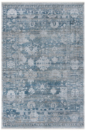 Victoria 900 Victoria 907 Traditional Power Loomed Polypropylene Rug Blue / Ivory