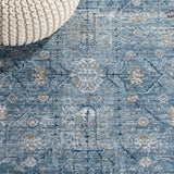 Victoria 900 Victoria 997 Traditional Power Loomed Polypropylene Rug Blue / Ivory