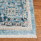 Victoria 900 Victoria 997 Traditional Power Loomed Polypropylene Rug Blue / Ivory