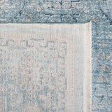 Victoria 900 Victoria 997 Traditional Power Loomed Polypropylene Rug Blue / Ivory