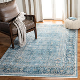 Victoria 900 Victoria 997 Traditional Power Loomed Polypropylene Rug Blue / Ivory