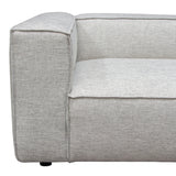 Vice 4PC Modular Sectional in Barley Fabric with Ottoman by Diamond Sofa