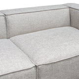 Vice 4PC Modular Sectional in Barley Fabric with Ottoman by Diamond Sofa