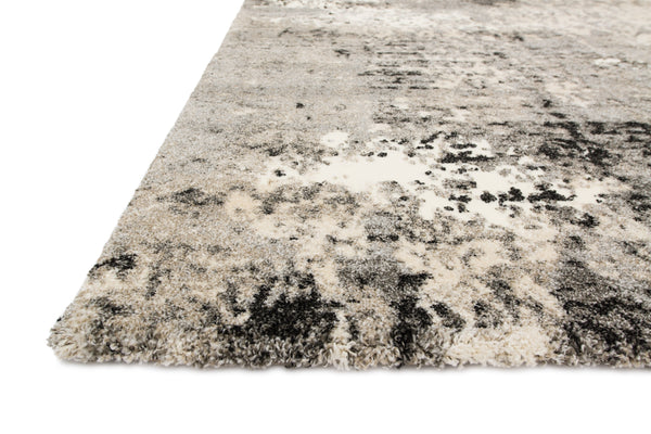 Loloi Viera VR-04 84% Polypropylene, 16% Acrylic Power Loomed Contemporary Rug VIERVR-04GY008BC5