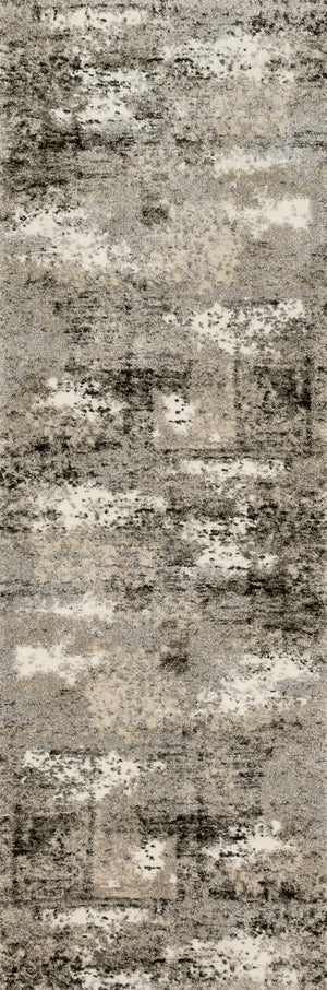 Loloi Viera VR-04 84% Polypropylene, 16% Acrylic Power Loomed Contemporary Rug VIERVR-04GY008BC5