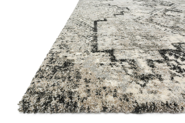 Loloi Viera VR-10 84% Polypropylene, 16% Acrylic Power Loomed Contemporary Rug VIERVR-10GYBL8BC5