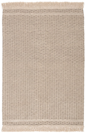 Jaipur Living Soleil Indoor/ Outdoor Solid Beige/ Dark Taupe Area Rug (10'X14')