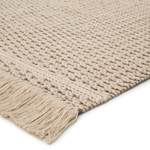 Jaipur Living Soleil Indoor/ Outdoor Solid Beige/ Dark Taupe Area Rug (10'X14')