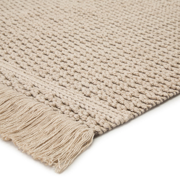 Jaipur Living Soleil Indoor/ Outdoor Solid Beige/ Dark Taupe Area Rug (10'X14')