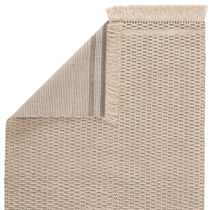 Jaipur Living Soleil Indoor/ Outdoor Solid Beige/ Dark Taupe Area Rug (10'X14')