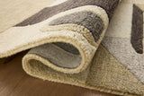 Loloi Rugs Justina Blakeney x Loloi Villagio VIL-02 100% Wool Pile Hand Tufted Contemporary Area Rug Natural / Tobacco 65.102 VILAVIL-02NATO7999