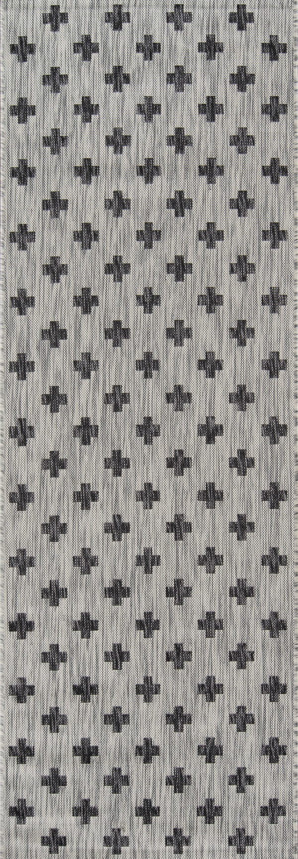 Momeni Novogratz Villa VI-01 Machine Made Contemporary Geometric Indoor/Outdoor Area Rug Grey 9'3" x 12'6" VILLAVI-01GRY93C6