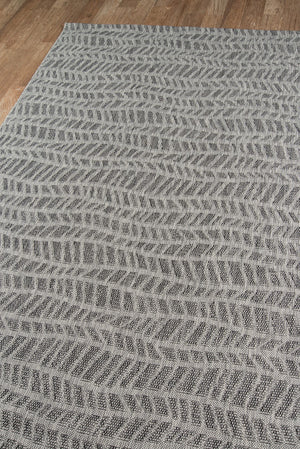 Momeni Novogratz Villa VI-05 Machine Made Contemporary Geometric Indoor/Outdoor Area Rug Grey 9'3" x 12'6" VILLAVI-05GRY93C6