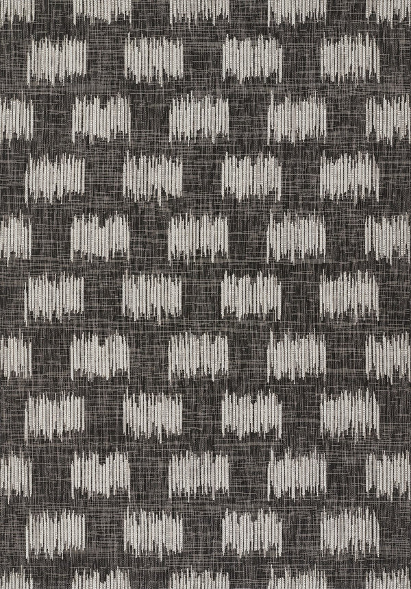 Momeni Novogratz Villa VI-12 Machine Made Transitional Geometric Indoor/Outdoor Area Rug Ivory 9'3" x 12'6" VILLAVI-12IVY93C6