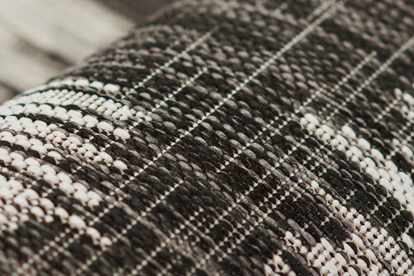 Momeni Novogratz Villa VI-12 Machine Made Transitional Geometric Indoor/Outdoor Area Rug Charcoal 9'3" x 12'6" VILLAVI-12CHR93C6