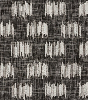 Momeni Novogratz Villa VI-12 Machine Made Transitional Geometric Indoor/Outdoor Area Rug Charcoal 9'3" x 12'6" VILLAVI-12CHR93C6