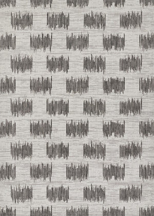 Momeni Novogratz Villa VI-12 Machine Made Transitional Geometric Indoor/Outdoor Area Rug Ivory 9'3" x 12'6" VILLAVI-12IVY93C6