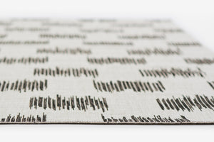 Momeni Novogratz Villa VI-12 Machine Made Transitional Geometric Indoor/Outdoor Area Rug Ivory 9'3" x 12'6" VILLAVI-12IVY93C6