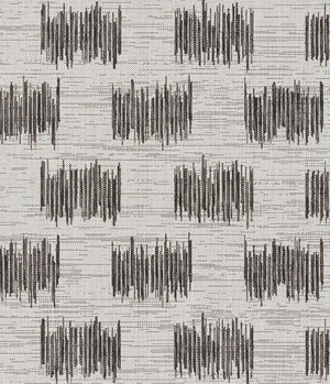 Momeni Novogratz Villa VI-12 Machine Made Transitional Geometric Indoor/Outdoor Area Rug Ivory 9'3" x 12'6" VILLAVI-12IVY93C6