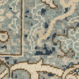 AMER Rugs Vintage VIN-10 Hand-Knotted Bordered Transitional Area Rug Blue 10' x 14'