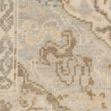 AMER Rugs Vintage VIN-3 Hand-Knotted Bordered Transitional Area Rug Blue/Tan 10' x 14'
