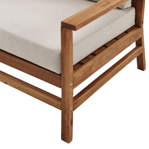 Walker Edison Vincent Modern/Contemporary Acacia Wood Chevron Right Arm Sectional VIODRASECBRB