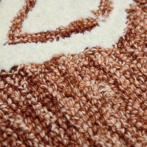 AMER Rugs Vista VIS-5 Hand-Hooked Geometric Farmhouse Area Rug Sienna 9' x 13'