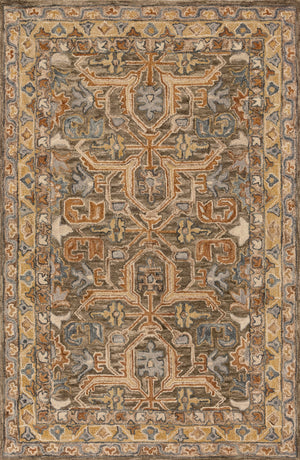 Loloi Victoria VK-01 100% Wool Hooked Traditional Rug VITRVK-01WAML93D0