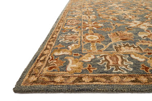 Loloi Victoria VK-05 100% Wool Hooked Traditional Rug VITRVK-05SLSL93D0