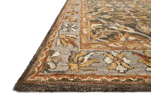 Loloi Victoria VK-06 100% Wool Hooked Traditional Rug VITRVK-06DTGY93D0
