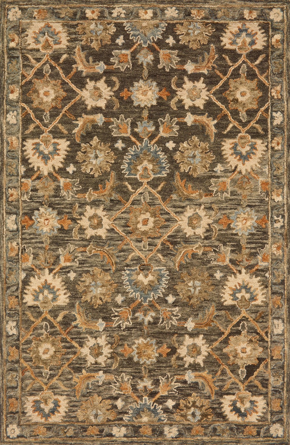 Loloi Victoria VK-08 100% Wool Hooked Traditional Rug VITRVK-08DTML93D0