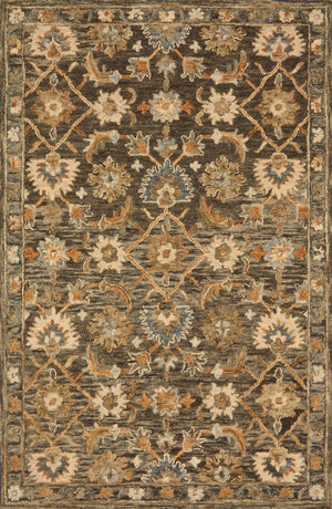 Loloi Victoria VK-08 100% Wool Hooked Traditional Rug VITRVK-08DTML93D0