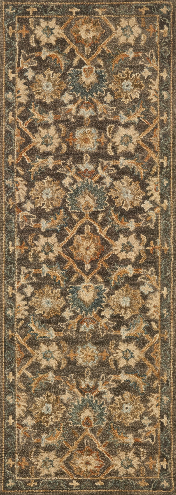Loloi Victoria VK-08 100% Wool Hooked Traditional Rug VITRVK-08DTML93D0