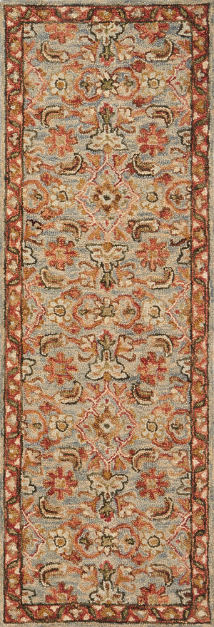 Loloi Victoria VK-10 100% Wool Hooked Traditional Rug VITRVK-10SLTC93D0