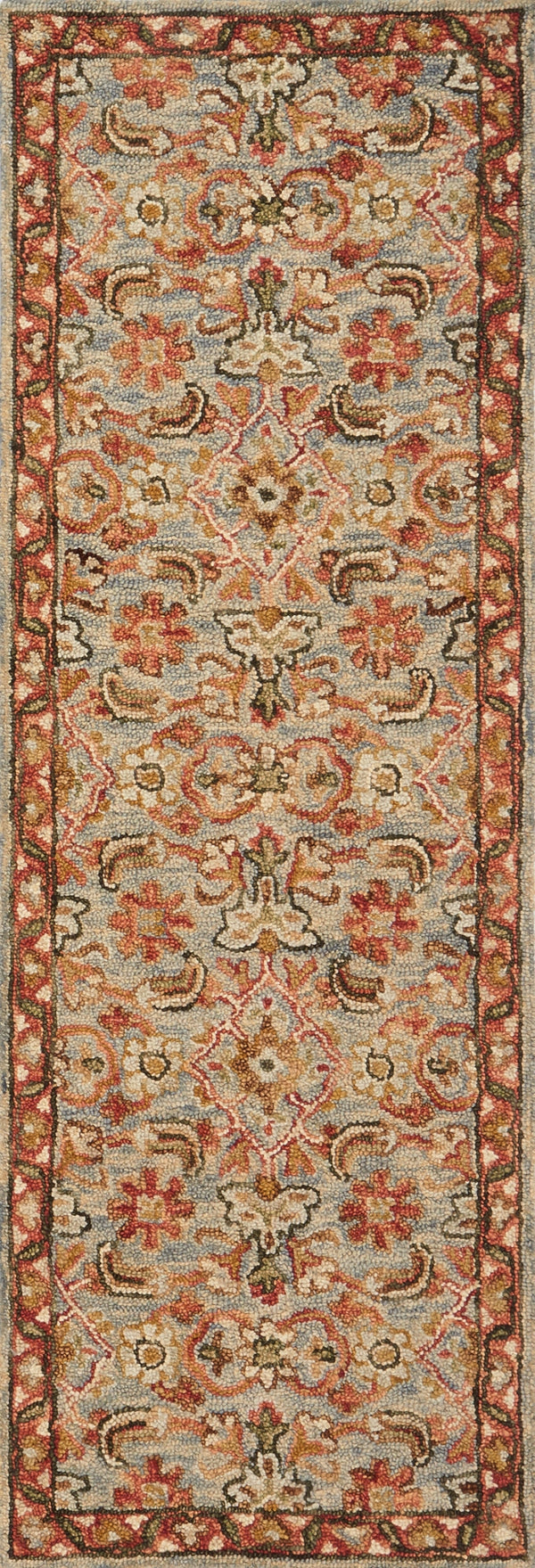 Loloi Victoria VK-10 100% Wool Hooked Traditional Rug VITRVK-10SLTC93D0