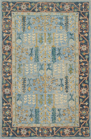 Loloi Victoria VK-12 100% Wool Hooked Traditional Rug VITRVK-12LBXD93D0
