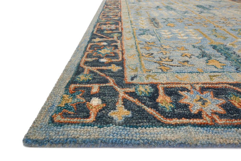 Loloi Victoria VK-12 100% Wool Hooked Traditional Rug VITRVK-12LBXD93D0