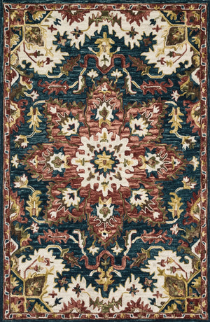 Loloi Victoria VK-13 100% Wool Hooked Traditional Rug VITRVK-13TERA93D0