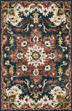 Victoria VK-13 100% Wool Hooked Traditional Rug