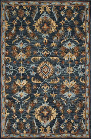 Loloi Victoria VK-14 100% Wool Hooked Traditional Rug VITRVK-14DEML93D0