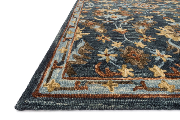 Loloi Victoria VK-14 100% Wool Hooked Traditional Rug VITRVK-14DEML93D0