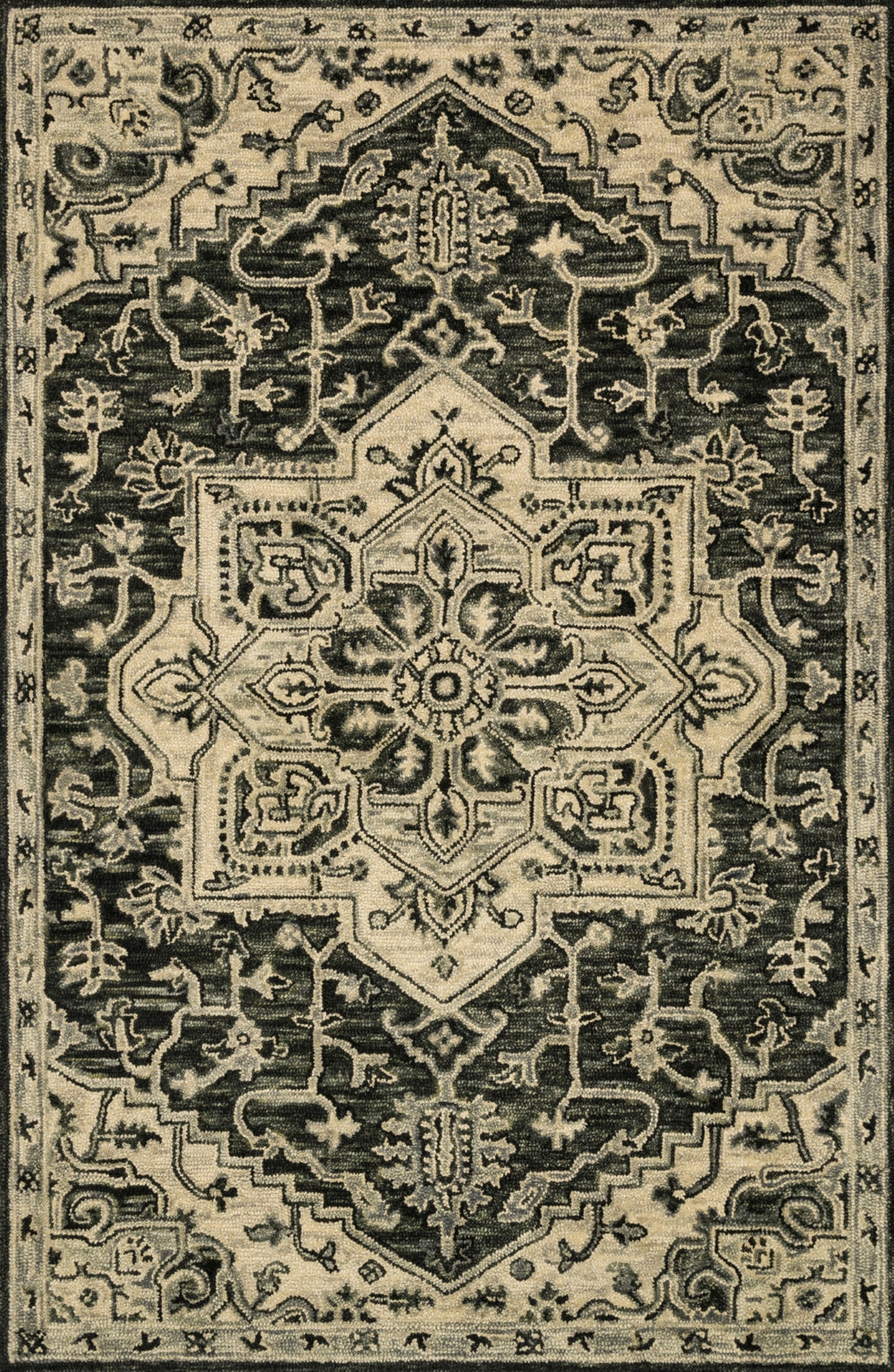 Loloi Victoria VK-15 100% Wool Hooked Traditional Rug VITRVK-15CCLC93D0
