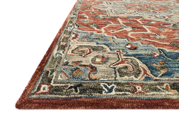 Loloi Victoria VK-15 100% Wool Hooked Traditional Rug VITRVK-15REML93D0