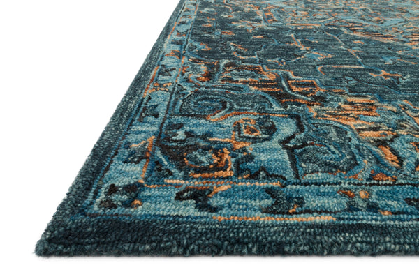 Loloi Victoria VK-15 100% Wool Hooked Traditional Rug VITRVK-15TEML93D0