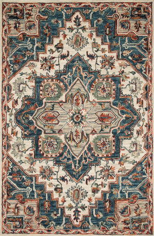 Loloi Victoria VK-16 100% Wool Hooked Traditional Rug VITRVK-16BBRE93D0