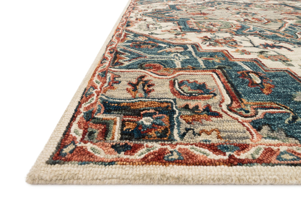 Loloi Victoria VK-16 100% Wool Hooked Traditional Rug VITRVK-16BBRE93D0
