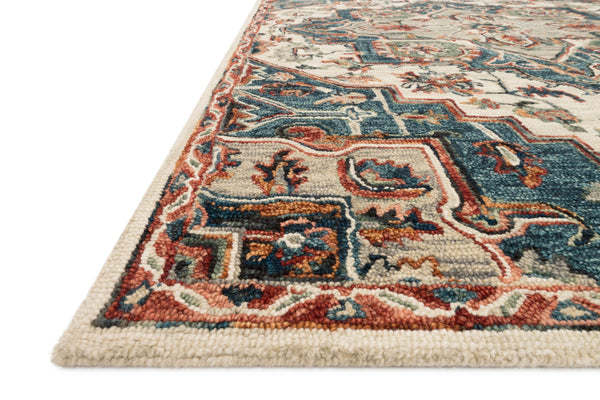 Loloi Victoria VK-16 100% Wool Hooked Traditional Rug VITRVK-16BBRE93D0