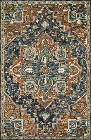 Loloi Victoria VK-16 100% Wool Hooked Traditional Rug VITRVK-16RUML93D0
