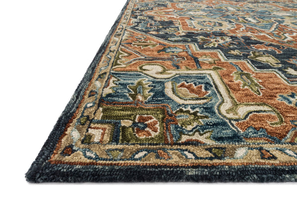 Loloi Victoria VK-16 100% Wool Hooked Traditional Rug VITRVK-16RUML93D0
