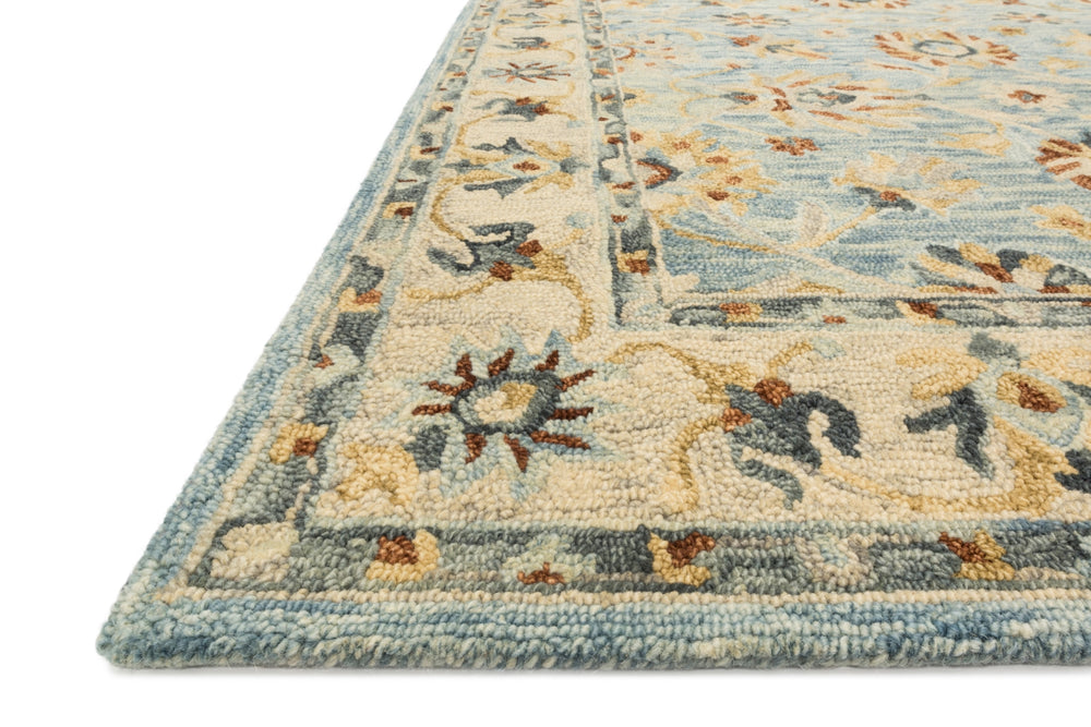 Loloi Victoria VK-18 100% Wool Hooked Traditional Rug VITRVK-18LBNA93D0